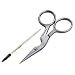 Tweezerman Stainless Steel Brow Shaping Scissors and Brush Kit 2914-P