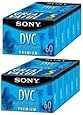 Sony DVM60PR10KB 60-Minute Premium DVC/MiniDV Tapes - 10 Pack