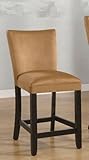24H Counter Height Stool Gold Ochre Microfiber by Coaster Furniture