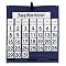 Carson-Dellosa Publishing CD-5605 Monthly calendar pocket chart with grommets, 25 x 28-1/2