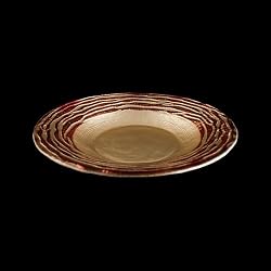 Megara Bread & Butter Plate, Gold w/ Red Detail - 6 Pack