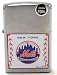 Zippo Lighter MLB NEW YORK Mets, Brushed Chrome