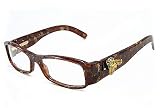 GUCCI 2904 Gold Havana EGQ Optical Eyeglasses Frame 52x15