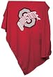 Ohio State Buckeyes Sweatshirt Blanket/Throw - NCAA College Athletics