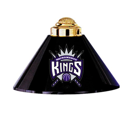 NBA Sacramento Kings Three Shade Metal Swags Billiard Table Lamp