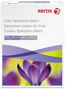 Copy/Printer Paper,98 GE/114 ISO,24Lb,8-1/2"x11",500/RM,WE, Sold as 1 Ream