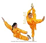 Tai Chi Kung Fu Uniform - Brandless Yellow / Child Short Sleeve