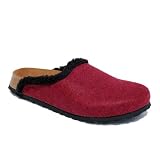 Birkenstock Provence Bordeaux Black Felt by Birkenstock