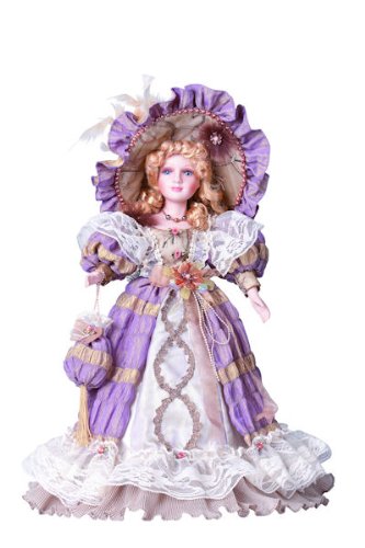 VICTORIAN DOLLSSET OF 6 18 Porcelain Victorian Dolls By Golden Keepsakes