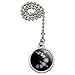 GRAPHICS & MORE Solar System Planets Mercury Venus Mars Earth Moon Jupiter Saturn Uranus Neptune Ceiling Fan and Light Pull Chain