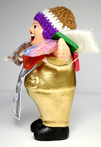★EKEKO 15cm GOLD★ペルー直輸入のエケコ人形　15cm　光沢ゴールド・金色【当店　Vivas Latin Shop オリジナル モデル】ペルー産