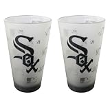 Chicago White Sox Frosted Pint Glass (16-Ounce, Set of 2)