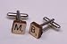 Custom scrabble piece cufflinks