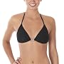 Xhilaration® Triangle Swim Top - Ebony