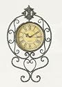 BRONZE finish Iron Metal WALL CLOCK home decor NEW