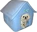 Pet Supplies : Blue Cat/Dog Collapsible Pet House For Your Prince