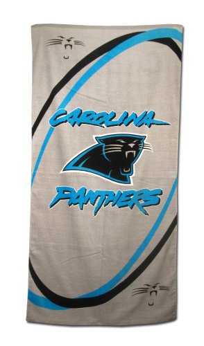 Carolina Panthers Fiber Reactive Pool/Beach/Bath Towel (Team Color)