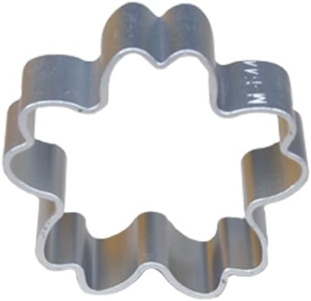 Wocuz Baking Cookie Cutter Aluminum Sakura Shape Cutter Cut Outs Mold for Party 10 PCS