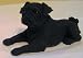 Pug (Black) Figurine, Apprx 7 Inches (K-9 Kreations Dog Sculpture)