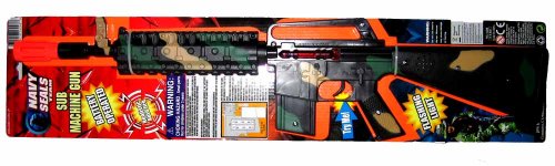 Navy Seals Battery Operated Toy Sub Machine Gun