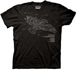 Firefly Serenity Ship Serenity Mens T-shirt