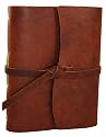 Genuine Leather Legends Journal - Hand made in the USA, Saddle