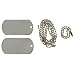 US Erkennungsmarke, Hundemarke, DOG TAG, Edelstahl, mit Kette