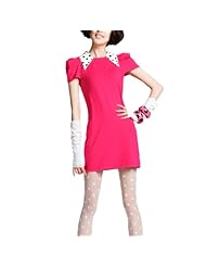 Cotton/Polyester Summer Square Neck Stretchy Bubble Dress  Dress