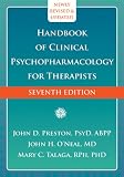 Handbook of Clinical Psychopharmacology for Therapists