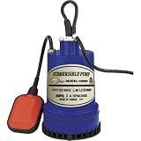 Northern Industrial Submersible Pump with Float Switch - 1326 GPH, 1/8 HP, 1in.