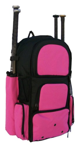 Black & Pink Chita Softball Baseball Bat Equipment Backpack