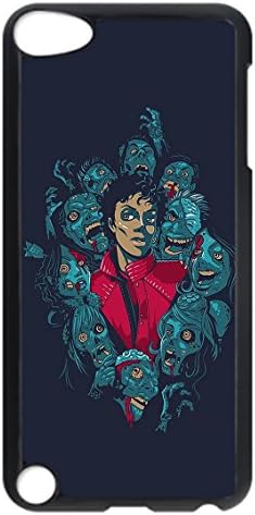 iPod Touch 5 Case, iPod 5 cases - Customized Black Hard Back Case Cover for iPod 5 Michael Jackson Thriller Illustration [Ultra Thin] Hard Case Cover For iPod Touch 5