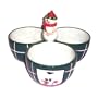 Sakura Snowmen Portrait 3 Bowl Server