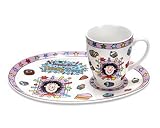 Review Portmeiron Potteries Ltd  / Portmeirion - Jaqueline Wilson 'Tracy Beaker' Mug and Snack Plate
