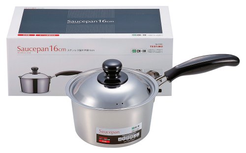 パール金属 テスティモ ステンレス製 片手鍋 16cm H-1651
