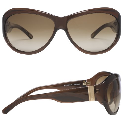 Skagen Denmark Womens Sunglasses Transparent Brown Cat Eye #S001-ADDG