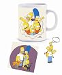 The Simpsons Family Mug, Coaster and Keyring Set
