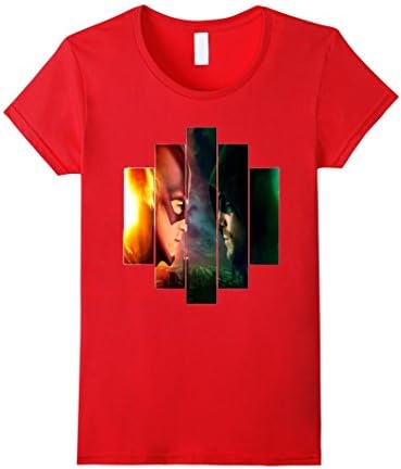 Women's Flash VS Green Arrow T-Shirt Small Red