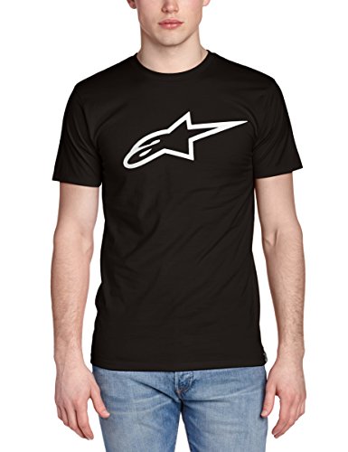 ALPINESTARS Men's Ageless Classic T-Shirt, Black/White, XX-Large