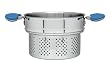 Ethos Aldo Zilli Mondo Professional Pasta Steamer, Stainless Steel , 18 cm