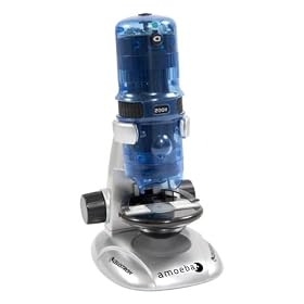 Celestron Amoeba Dual Purpose Digital Microscope, Blue Tube 44325: Camera &amp; Photo