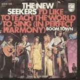 i`d like to teach the world to sing 45 rpm single