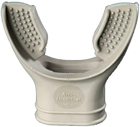 DIVESAFE Replacement Anti-Microbial Mouthpiece for Regulator Octo Snorkel with tie-wrap