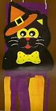 Cat Witch Wind Sock Halloween Decor Yard Garden