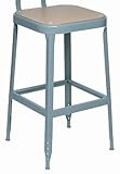 Lyon DD1758 All Welded Pressed Wood Seat Stool with Steel Glide Feet, 22