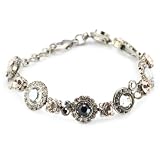 Sorrelli Snow Bunny Neutral Crystal Line Silve