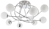 Honsel 25338 Deckenleuchte Chrom 8x20 W, G4, 12 V