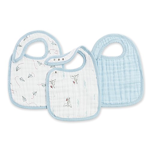 aden + anais Liam the Brave Nibble Snap Bib (Pack of 3) by aden + anais