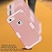iPhone 7 Case , TOPSKY Three Layer Heavy Duty High Impact Resistant Hybrid Protective Cover Case For iPhone 7 , Rose Gold