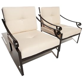 Strathwood Falkner Lounge Deep Seat Arm Chair, Set
of 2